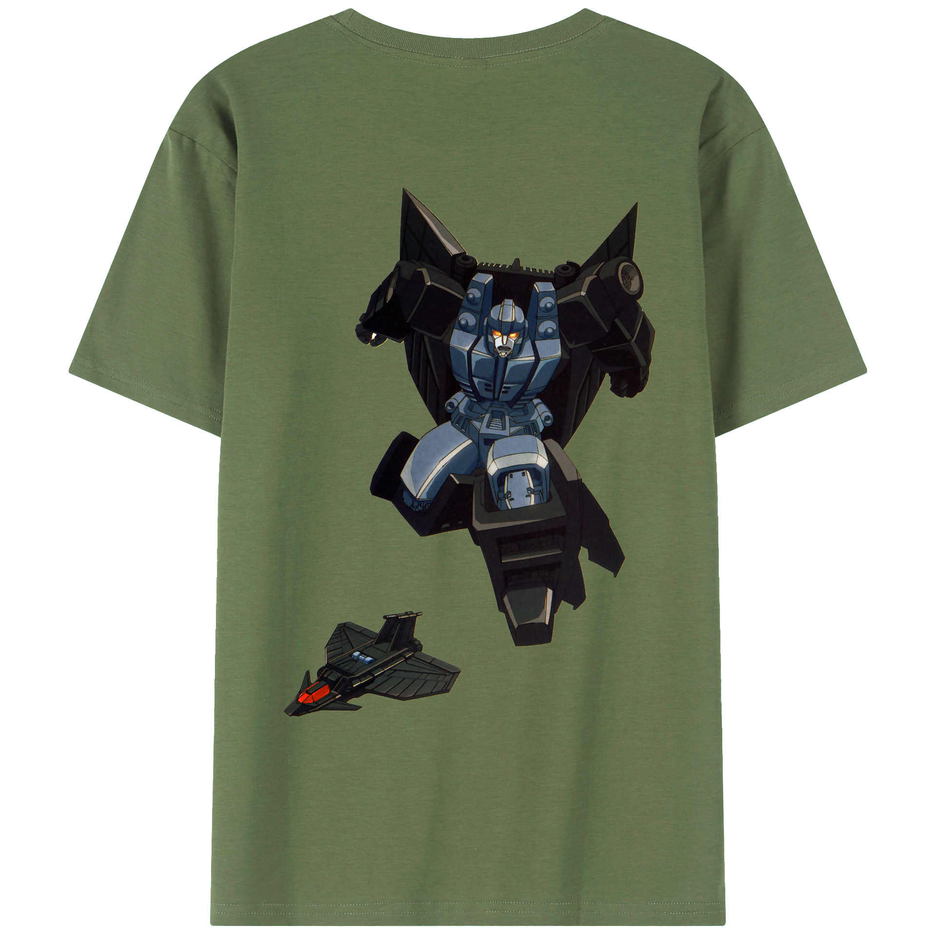 （画像用）  綿100％ メンズ半袖Tシャツ（バックプリント） 通気性